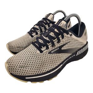 Brooks Adrenaline GTS Black and White Athletic Shoes
